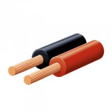 KL 0,35 - SAL KL 0,35 hangszóróvezeték, piros-fekete, 2 x 0,35 mm2, 0,1 mm elemi szál, 100 m/ tekercs