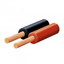 KL 0,5 - SAL KL 0,5 hangszóróvezeték, piros-fekete, 2 x 0,5 mm2, 0,1 mm elemi szál, 100 m/ tekercs