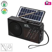 RPH 1 - SAL RPH 1 napelemes rádió és multimédia lejátszó, hibrid töltés, 3 sávos AM-FM-SW rádió, USB/MicroSD, ~11 óra üzemidő