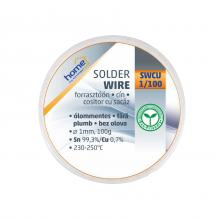 SWCU 1/100 - Home SWCU 1/100 forrasztóón 1mm, 100g, európai gyártótól származó kiváló minőségű forrasztóón, összetétel: SN/PB: 60/40%, gyanta: 2,0%