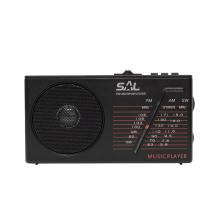 RPH 1 - SAL RPH 1 napelemes rádió és multimédia lejátszó, hibrid töltés, 3 sávos AM-FM-SW rádió, USB/MicroSD, ~11 óra üzemidő