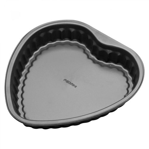 03GD109G Pedrini 03GD109G szívforma, 25 x 25 cm, dupla tapadásmentes bevonat, mosogatógépben moshat