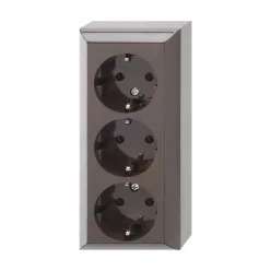 0510089777 GAO 0510089777 Business Line IP20 3 férőhelyes földelt csatlakozóaljzat, beltéri, 230 V~