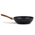 10-144-110 Nava 10-144-110 Nature tapadásmentes Wok serpenyő, kőbevonattal, 28 cm