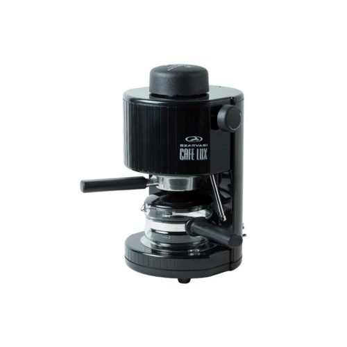 11955 Szarvasi SZV-620 CAFE LUX kávéfőző, 800W, fekete színű, gőzcsappal, üveg kiöntő, biztonsági s