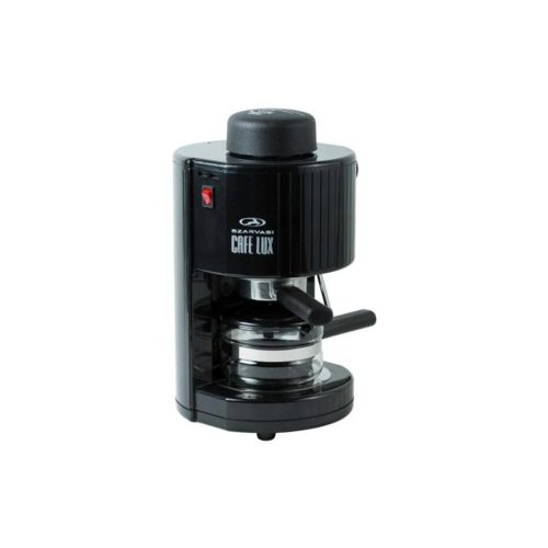 11955 Szarvasi SZV-620 CAFE LUX kávéfőző, 800W, fekete színű, gőzcsappal, üveg kiöntő, biztonsági s