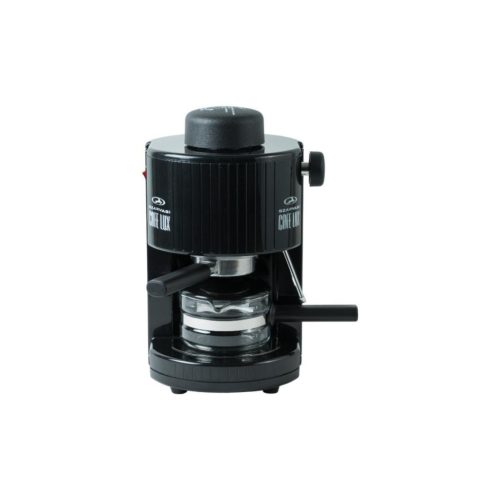 11955 Szarvasi SZV-620 CAFE LUX kávéfőző, 800W, fekete színű, gőzcsappal, üveg kiöntő, biztonsági s