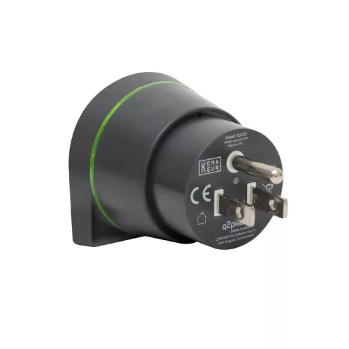 1_200110-TH Q2POWER 1.200110-TH utazóadapter " Europe to USA”, bemeneti feszültség: 100-25