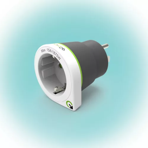 1_200110 Q2POWER 1.200110 utazóadapter, Europe to USA, indulási ország: EUROPE, célország: USA