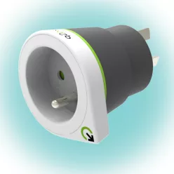 1_200220 Q2POWER 1.200220 utazóadapter, France to Australia, indulási ország: FR, célország: AUS/CH