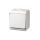 22081 GAO 22081 1 pólusú kapcsoló, kültéri IP44 kivitel, 230 V~ / 50 Hz / 10 A, fehér