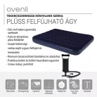 Avenli 26-601001 felfújható ágy pumpával, 191 x 73 x 22 cm, plüs bevonatú fekvőfelület, biztonsági szelep, kül- és beltéri kivitel