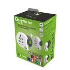Q2 Power 2.100130 utazóadapter, Qdapter 360 USB, két készülék a szettben: Qdapter (USB aljzattal) és World to Europe