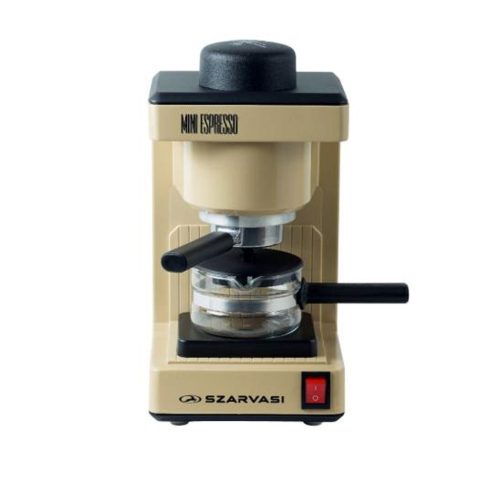 35350 Szarvasi MINI ESPRESSO (SZV-612/3) kávéfőző, 800 W, drapp színű, őrölt kávé főzésére, 3,04 ba