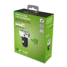 3_100110 SAL 3.100110 autós USB töltő, 2 USB aljzat, 1 kihúzható micro USB csatlakozó, 3.1 A megosz
