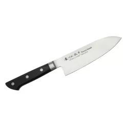 803-632 Satake 803-632 Satoru Santoku japán konyhakés, 17 cm penge hossz, rozsdamentes acél, kemény