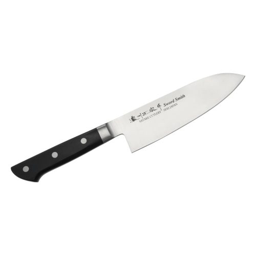 803-632 Satake 803-632 Satoru Santoku japán konyhakés, 17 cm penge hossz, rozsdamentes acél, kemény