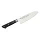803-632 Satake 803-632 Satoru Santoku japán konyhakés, 17 cm penge hossz, rozsdamentes acél, kemény