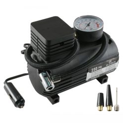 90304 SAL 90304 autós kompresszor, 250 PSI, 18 bar, 10 A, 3 fúvókaadapter, 2,5m vezeték