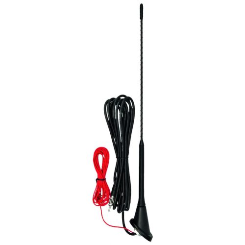 93220 SAL 93220 autóantenna erősítővel, tetőre, VW Golf, M5 csavar, DIN csatlakozó, 400 mm, 52°, gu