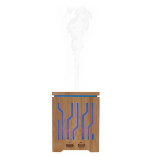AD_200 Home AD 200 aromadiffúzor, ultrahangos hidegpárásító, bambusz alapzat és fedél, 200 ml kapac