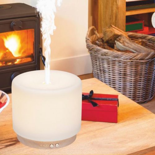 AD_280 Home AD 280 aromadiffúzor, ultrahangos hidegpárásító, 280 ml kapacitás, melegfehér világítás