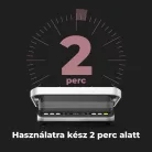 AEG0005 AENO AEG0005 EG5 kontakt grill, 2000 W, 3 az 1-ben sütő, kétoldalas lemezek, 6 program, LED