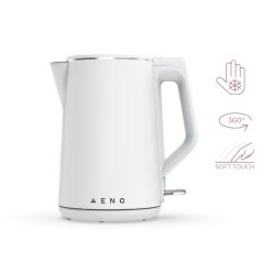 AEK0002 AENO AEK0002 EK2 vízforraló, 2200 W, 1.5 liter kapacitás, dupla falú, LED kijelzés, fehér