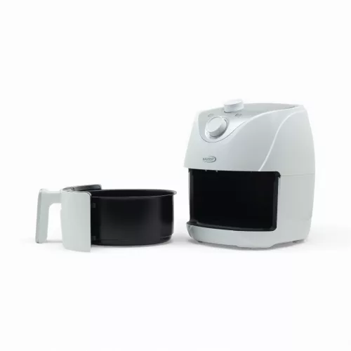 HAUSER AF-460 air fryer, forrólevegős fritőz, 1500 W, 4,6 liter, időzítő, max. 200 ℃, fehér