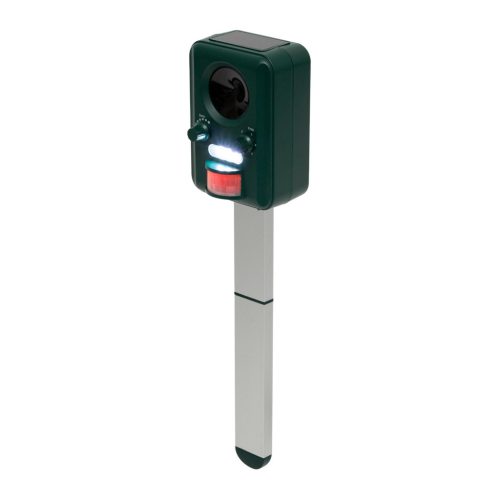 HOME AR02 állatriasztó karó, napelemes, 13.5 - 23.5 kHz, PIR mozgásérzékelő 5 - 8 m távolság, USB töltőkábel