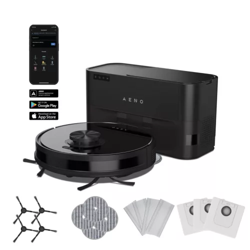 ARC0005S AENO ARC0005S RC5S robotporszívó, 4000 Pa szívóteljesítmény, 2 in 1 portartály, 20 érzékel