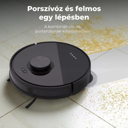 ARC0005S AENO ARC0005S RC5S robotporszívó, 4000 Pa szívóteljesítmény, 2 in 1 portartály, 20 érzékel