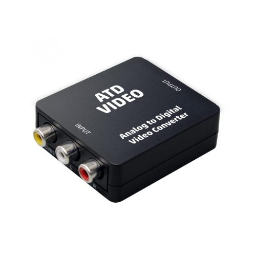 ATD_VIDEO Home ATD VIDEO analóg-digitális videóátalakító, RCA-HDMI, USB-A - miniUSB tápkábel