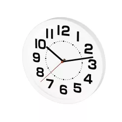 AWC250WH Home AWC250WH fali óra, üveg előlap, kontrasztos, jól leolvasható számlap, 1xAA elem tápel