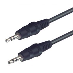   HOME A 51X audió kábel, 3,5 mm sztereó dugó-3,5 mm sztereó dugó, 1,5 m