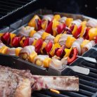 BC-ACC-7017 Barbecook BC-ACC-7017 sütőnyárs tartó, rozsdamentes acél, 5 férőhelyes
