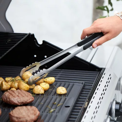 BC-ACC-7045 Barbecook BC-ACC-7045 Olivia rozsdamentes acél univerzális fogó fekete, 42cm