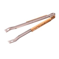 BC-ACC-7069 Barbecook BC-ACC-7069 rozsdamentes acél fogó, gumifa nyél, 100% FSC, 40cm