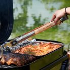 BC-ACC-7069 Barbecook BC-ACC-7069 rozsdamentes acél fogó, gumifa nyél, 100% FSC, 40cm