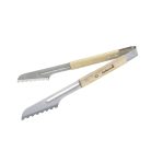 BC-ACC-7070 Barbecook BC-ACC-7070 luxus rozsdamentes acél fogó, gumifa nyél, 100% FSC, 40cm