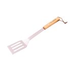 BC-ACC-7071 Barbecook BC-ACC-7071 rozsdamentes acél forgató lapát, gumifa nyél, 100% FSC, 46cm
