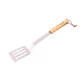BC-ACC-7071 Barbecook BC-ACC-7071 rozsdamentes acél forgató lapát, gumifa nyél, 100% FSC, 46cm