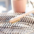 BC-ACC-7074 Barbecook BC-ACC-7074 rézszálas fa grillkefe rozsdamentes acél kaparóval, 100% FSC, 31c