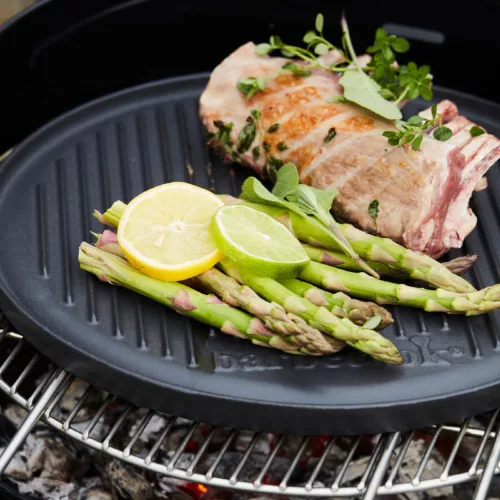 BC-ACC-7087 Barbecook BC-ACC-7087 zománcozott öntöttvas grill lap, kétoldalas, kerek, 35cm