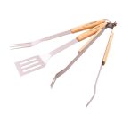 BC-ACC-7094 Barbecook BC-ACC-7094 rozsdamentes acél grill készlet, 100% FSC, fa nyél