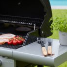 BC-ACC-7094 Barbecook BC-ACC-7094 rozsdamentes acél grill készlet, 100% FSC, fa nyél