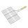 BC-ACC-7104 Barbecook BC-ACC-7104 hamburgersütő grillrács, krómozott, fa nyél, 100% FSC, 6db-os
