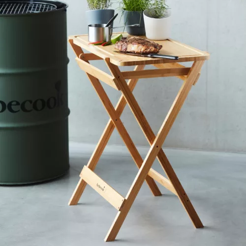 BC-ACC-7154 Barbecook BC-ACC-7154 grill vágóasztal, bambuszból készült, 70x43x81cm