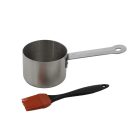BC-ACC-7211 Barbecook BC-ACC-7211 rozsdamentes acél edény szilikon ecsettel
