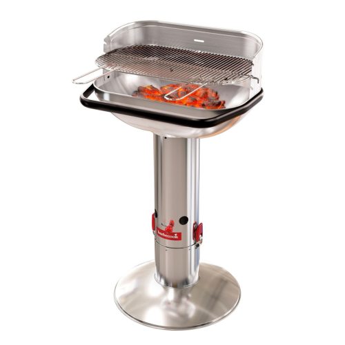 BC-CHA-1004 Barbecook BC-CHA-1004 Loewy 55 SST rozsdamentes acél faszenes grill, 55x33x101cm